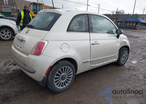 2013 Fiat 500 Lounge from USA, damaged, VIN 3C3CFFCR7DT604716